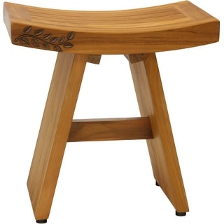 18" Asia Artisan Teak Shower Bench - Bed Bath & Beyond - 39382482